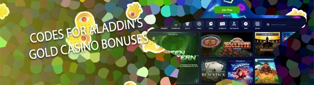 Aladdins gold casino bonus codes