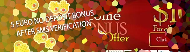 No deposit bonus euro